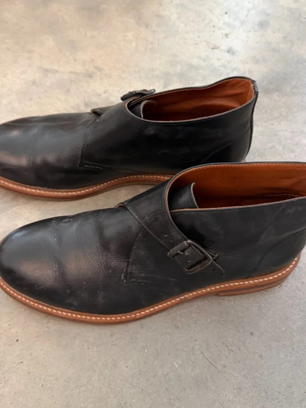 Frye William Monk Chukka - Black - 13 US
